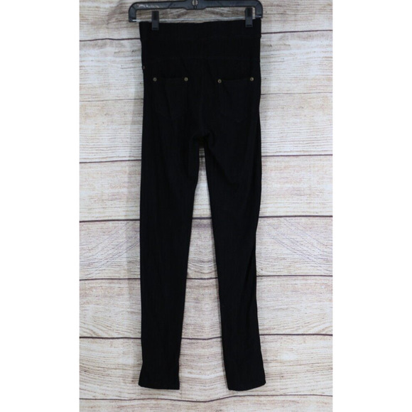 Womens One Size Pull On Leggings Set Bundle Blue Black - Picture 6 of 15